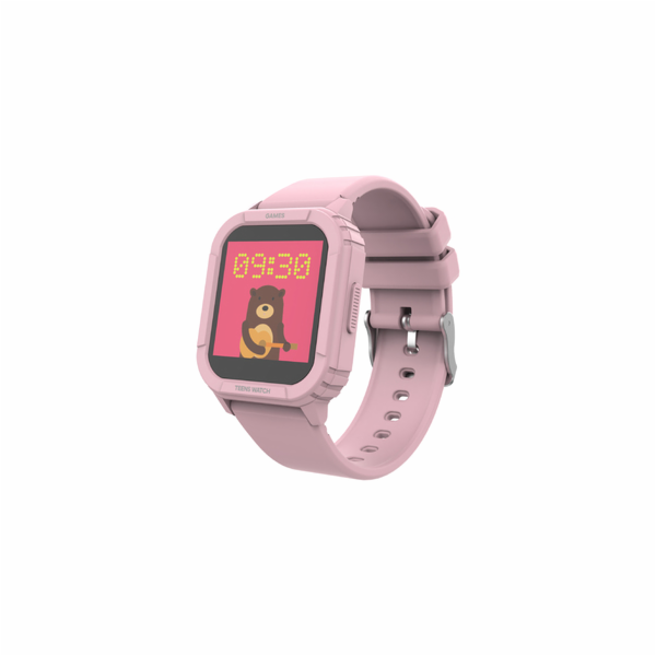 iGET KID F10 Pink - Dětské hodinky s hrami/1,4" displej/2...