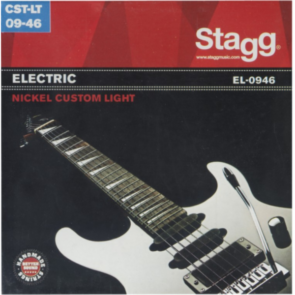 Stagg EL-0946, sada strun pro elektrickou kytaru, Custom ...