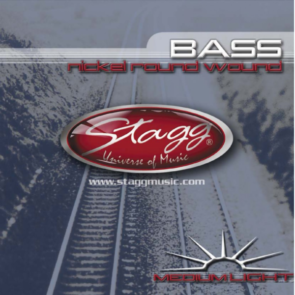 Stagg BA-4500, sada strun pro elektrickou baskytaru, medi...