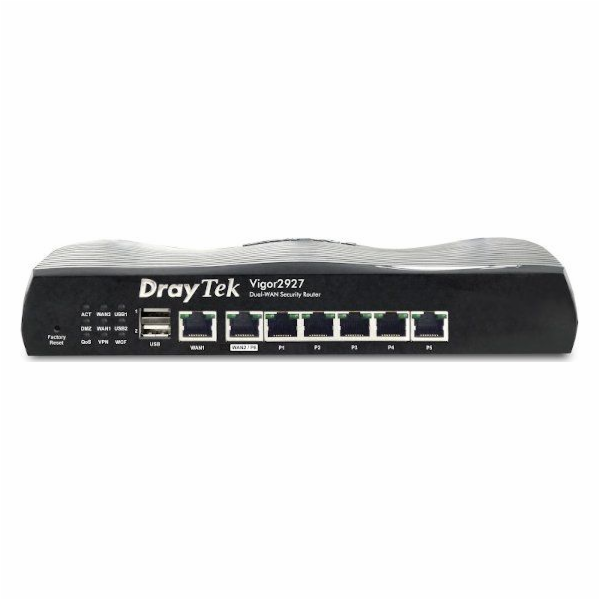 Draytek Vigor2927 wired router Gigabit Ethernet Black