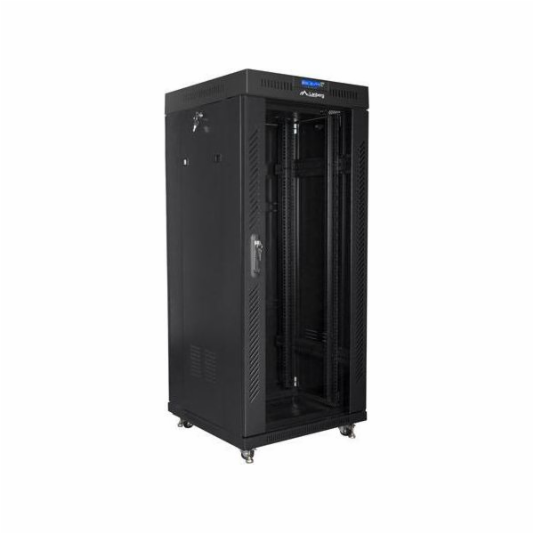 LANBERG FREE STANDING 19 RACK CABINET 27U 600x600 BLACK