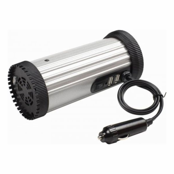 Gembird EG-PWC150-01 zdroj/transformátor Auto 150 W Černá...