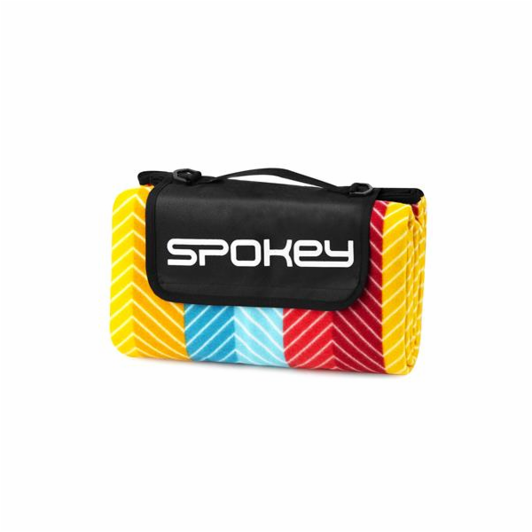 Spokey PICNIC GRAIN Pikniková deka s popruhem, 130 x 150 cm