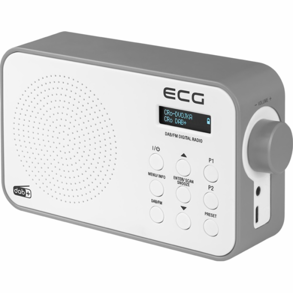 Ecg rd 110 bílá DAB Rádio
