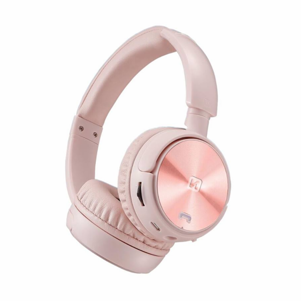 Swissten Bluetooth Stereo Sluchátka Trix Růžové