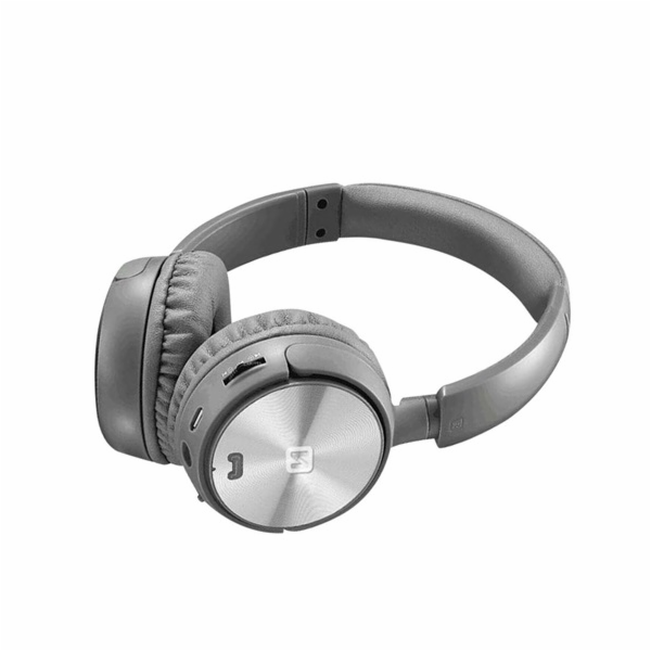 Swissten Bluetooth Stereo Sluchátka Trix Stříbrno/Šedé