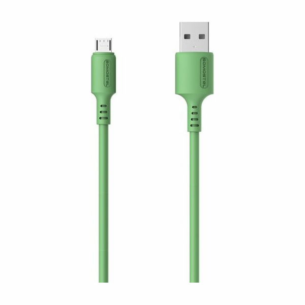 USB CABLE MICRO 3A SOMOSTEL GREEN 3100mAh QUICK CHARGER 1...