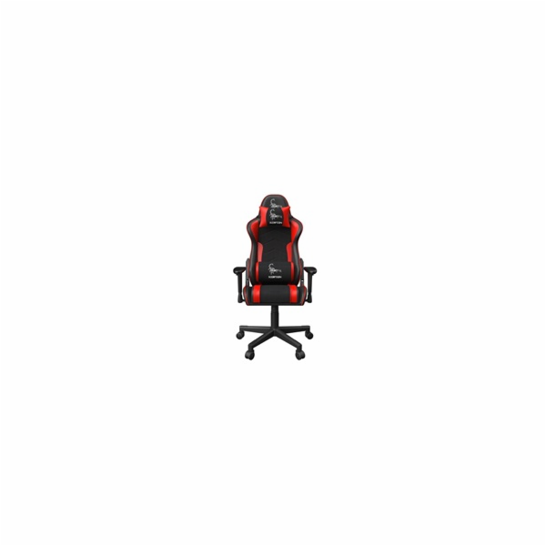 GEMBIRD Gaming chair SCORPION black mesh red skin accents...