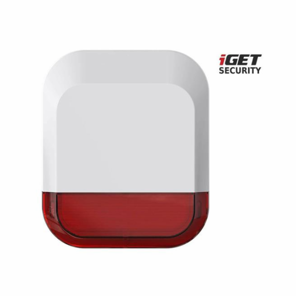iGET SECURITY EP11 - venkovní siréna napájená baterií neb...
