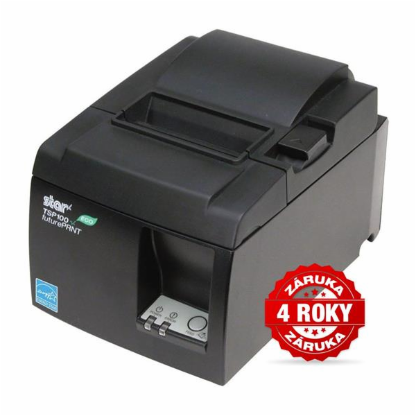 Star TSP143IIU+, USB, 8 dots/mm (203 dpi), cutter, dark grey