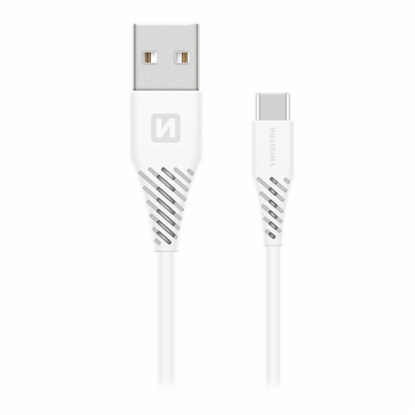 Swissten Datový Kabel Usb / Usb-C Bílý 1,5 M (7Mm)