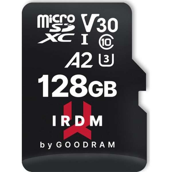 GOODRAM IRDM microSDXC     128GB V30 UHS-I U3 + adapter