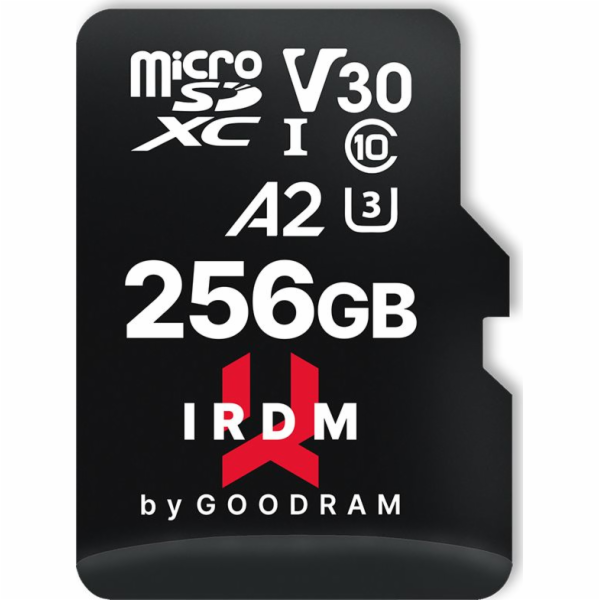 GOODRAM IRDM microSDXC     256GB V30 UHS-I U3 + adapter