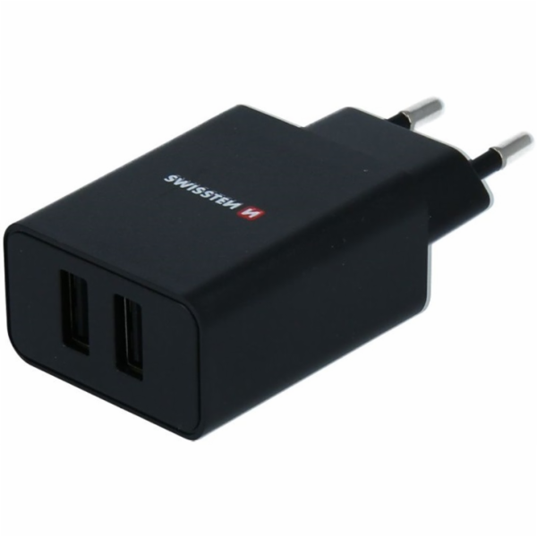 Swissten Síťový Adaptér Smart Ic 2X Usb 2,1A Power + Dato...