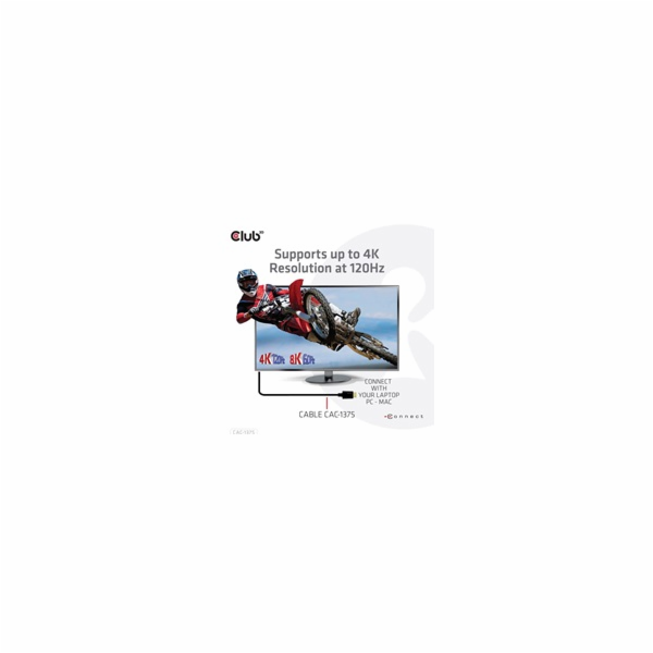 Club3D Ultra Rychlý HDMI Certifikovaný, 4K120Hz 8K60Hz 48...