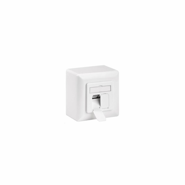 CAT 6a Class EA síťová zásuvka na/pod omítku 2x RJ45