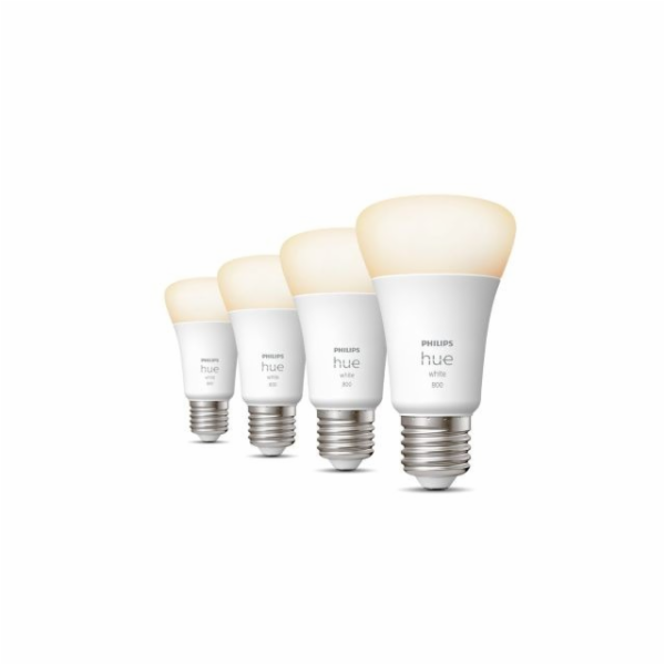 Philips Philips Hue E27 balení po čtyřech 4x800lm 60W - b...