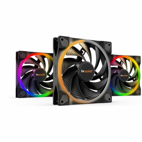 be quiet! Light Wings 140mm PWM High-speed balení 3 ks.
