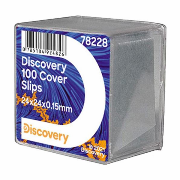 Příslušenství Discovery 100 Cover Slips - 100ks krycích s...