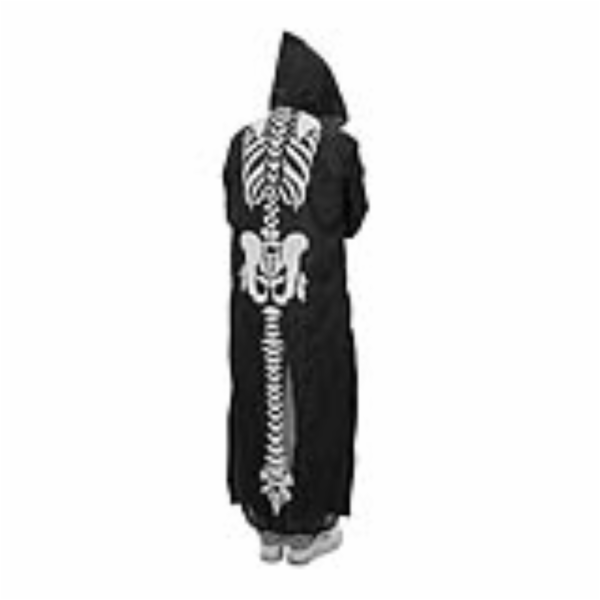 Halloween kostým kostlivce s kápí