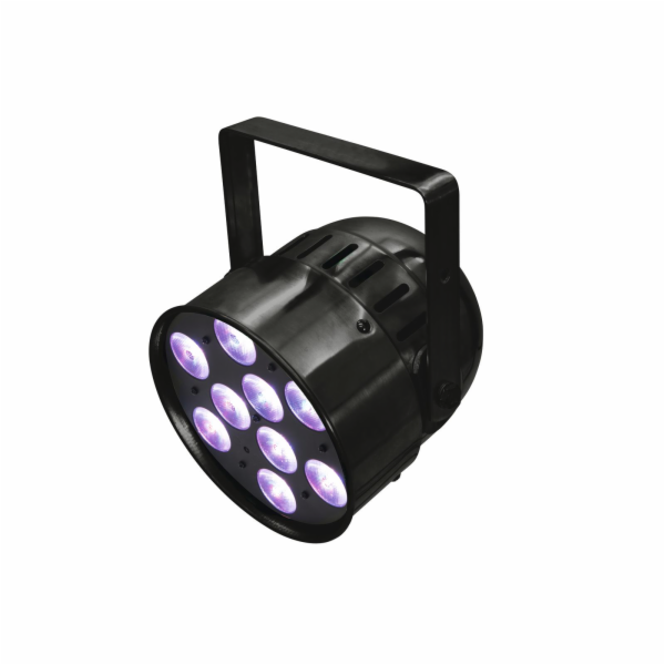 Eurolite LED PAR-56, 9x10W HCL, DMX, IR, černý