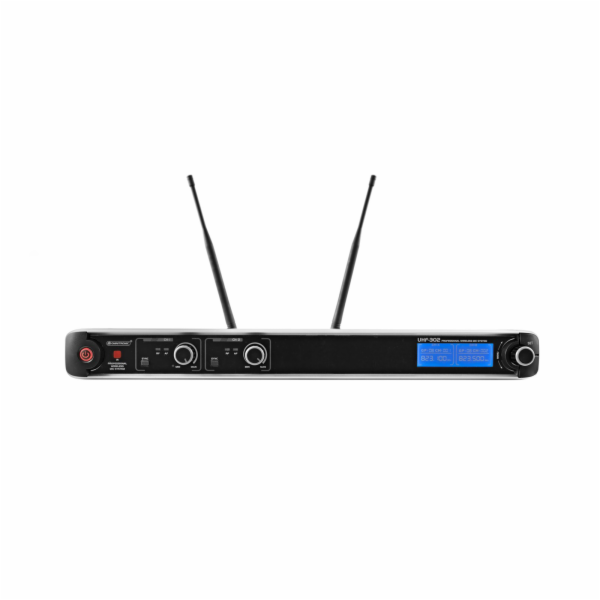 Omnitronic UHF-302, 2-kanálový bezdrátový mikrofonní set ...