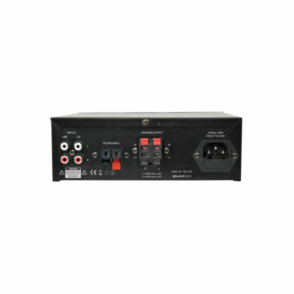 QTX KAD-2BT Digital stereo zesilovač s Bluetooth, 2x 40W