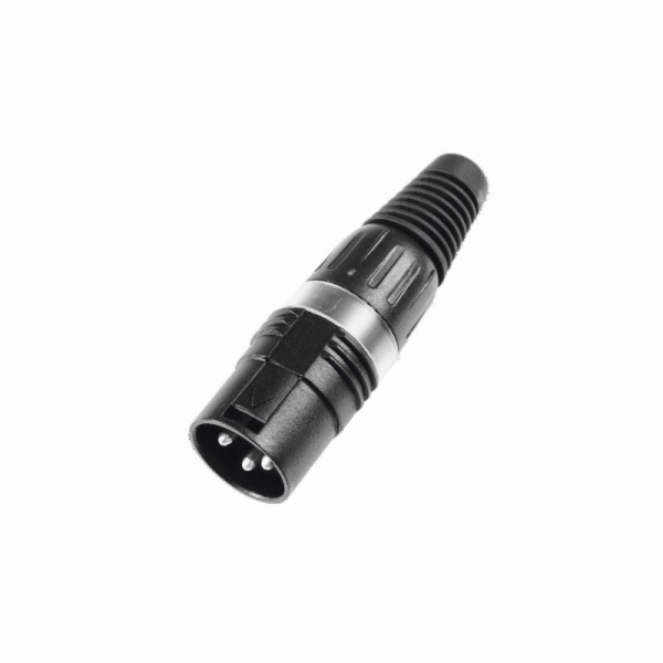 Hicon XLR plug 3pin HI-X3CM-BLK