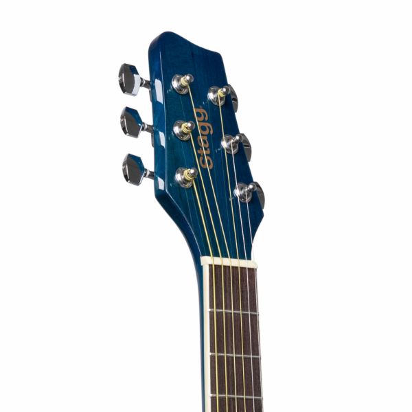 Stagg SA20D 1/2 BLUE, akustická kytara 1/2 typu Dreadnought