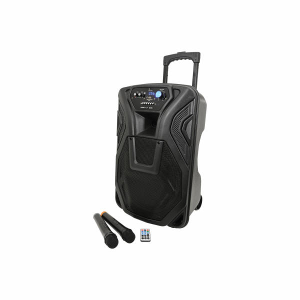 QTX BUSKER-12, mobilní 12" zvukový systém USB/SD/FM/BT/2x...