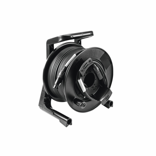 PSSO DMX kabel 50m na navíjecím bubnu, XLR Neutrik, 2x 0,...