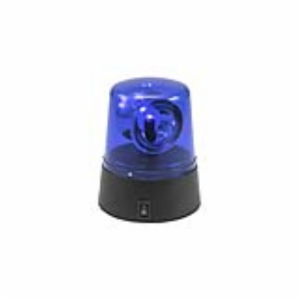 Eurolite LED mini policejní maják modrý, USB/Baterie