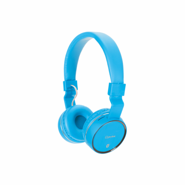 AV:link PBH-10 bezdrátová Bluetooth SD sluchátka, modrá