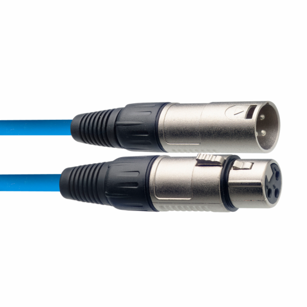 Stagg SMC6 CBL, mikrofonní kabel XLR/XLR, 6m, modrý