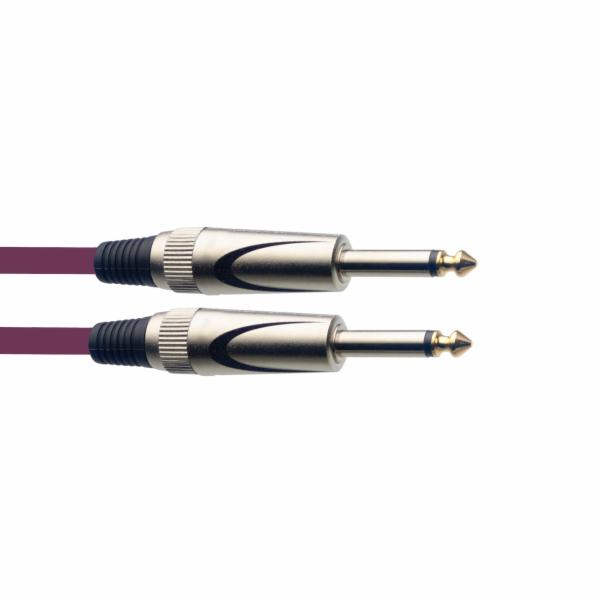 Stagg SGC3DL CPP, kabel JACK/JACK, 3 m, fialový