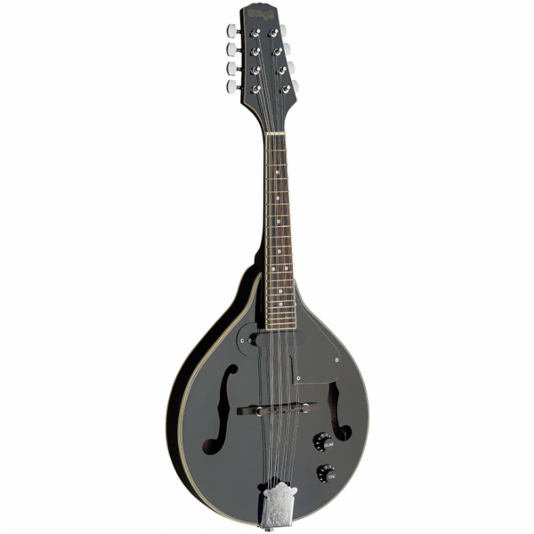 Stagg M50 E BLK, elektroakustická bluegrassová mandolína,...
