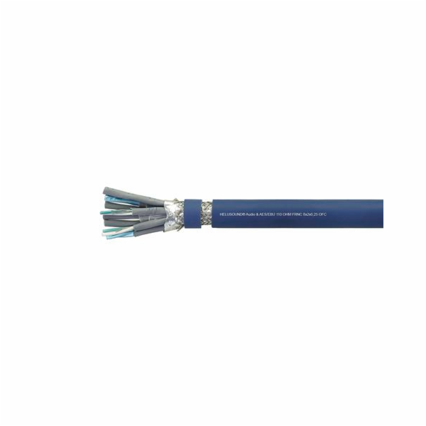 Helukabel audio kabel AES/EBU, 8x2x0,25 mm, modrý, 100 m ...