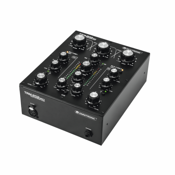 Omnitronic TRM-202MK3, 2-kanálový mixážní pult