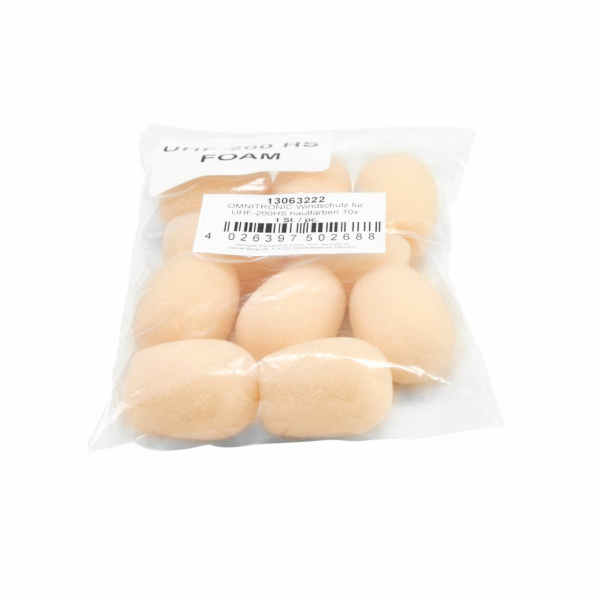 Omnitronic UHF-100, mikrofonní protivětrné kryty, světlé,...