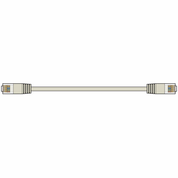 AV:link kabel U/UTP 1x RJ45 samec - 1x RJ45 samec, šedý, 20m