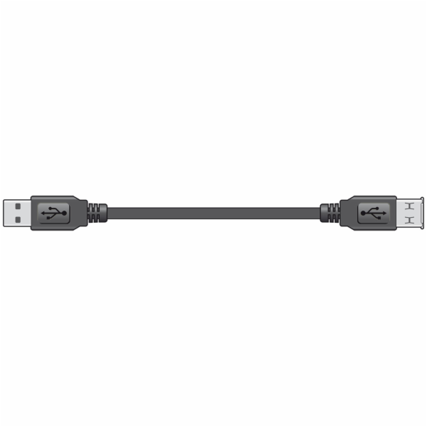 AV:link kabel USB 2.0, 1x typ A samec - 1x typ A samice, 5m