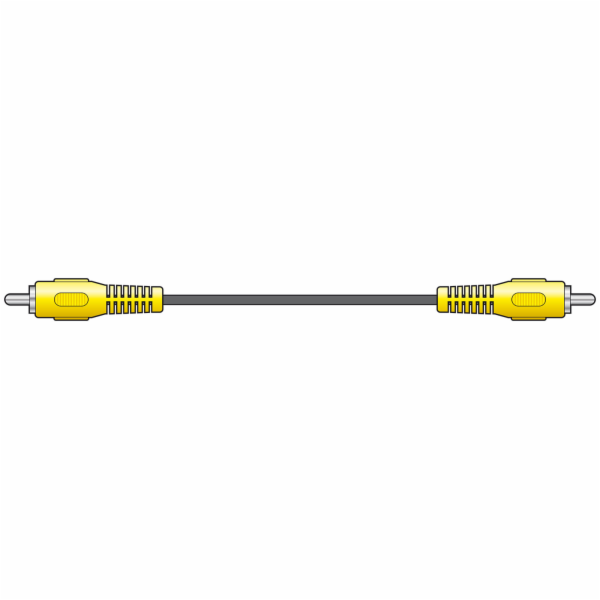 AV:link kabel 1x RCA samec - 1x RCA samec, 10m
