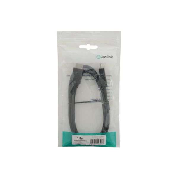 AV:link kabel 1x HDMI samec - 1x HDMI samec, 1m