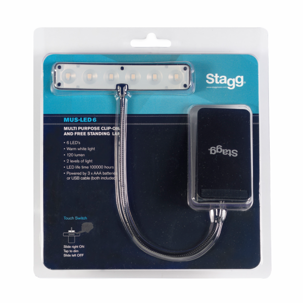 Stagg MUS-LED 6, LED lampička