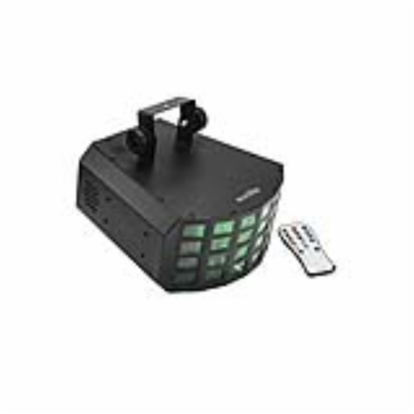 Eurolite LED Derby 5x10W RGBWA, DMX, IR, paprskový efekt