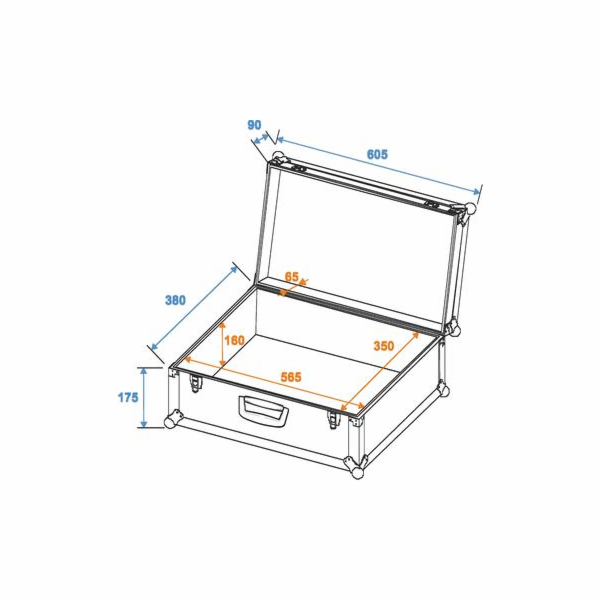 Kufr univerzální Tour Lock Pro, černý, uzamykatelný