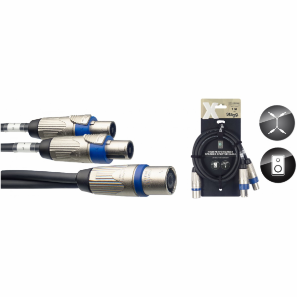 Reproduktorový kabel Stagg, XYC1-SM2SF25C