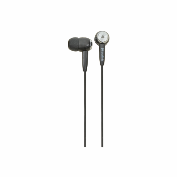 AV:link EC9 B  stereo sluchátka do uší, černá