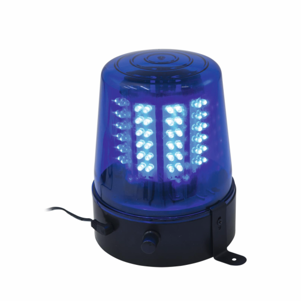Eurolite LED policejní maják, 108 LED, modrý