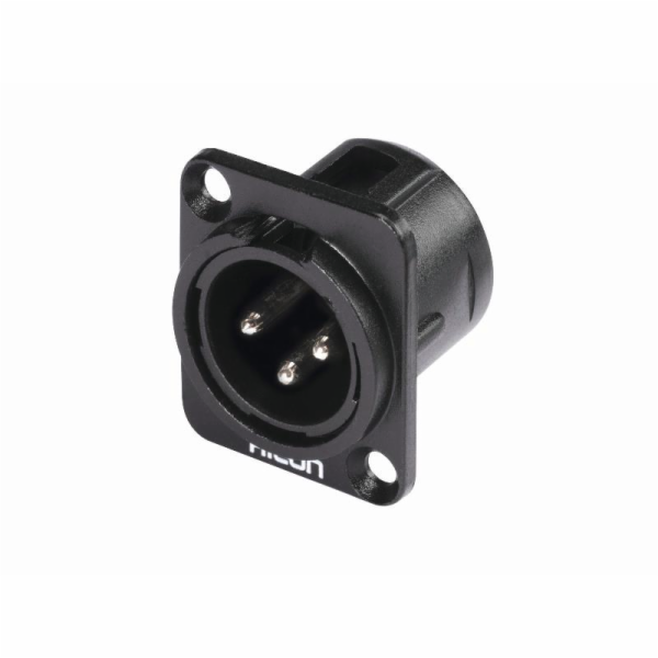 Hicon XLR mounting plug 3pin HI-X3DM-M